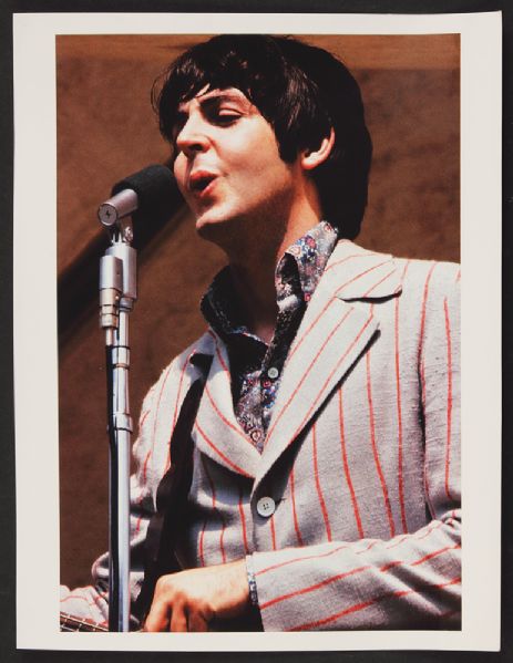 Paul McCartney Original Bob Bonis 11 x 14 Color Photograph