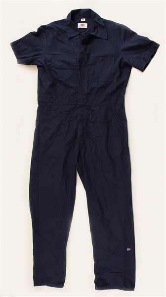 Michael Jackson  Owned & Worn Blue Coveralls