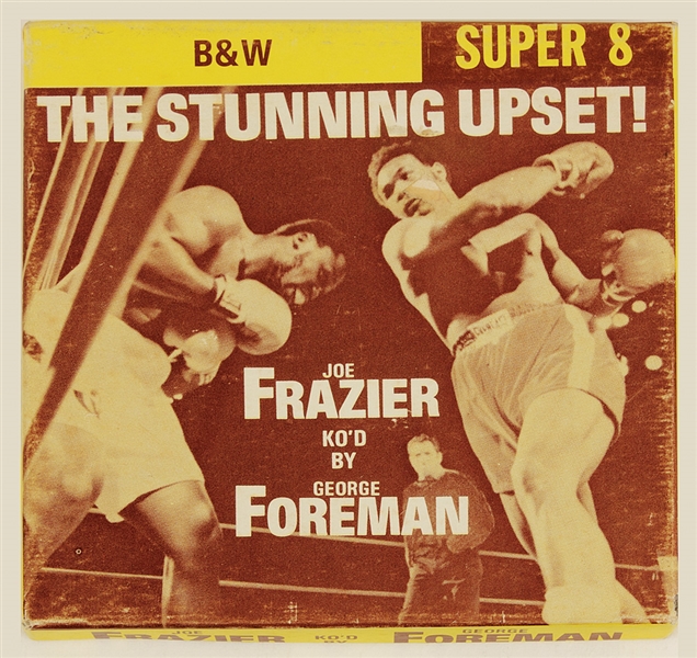Jackson Family Owned Joe Frazier vs. George Foreman Original Super 8 Tape