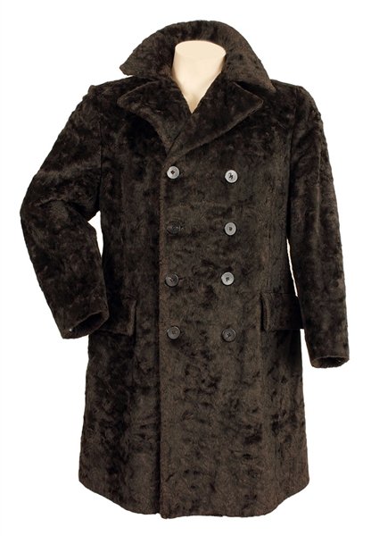 Elvis Presley Owned & Worn Custom Made Lansky Bros.Black Fur Coat
