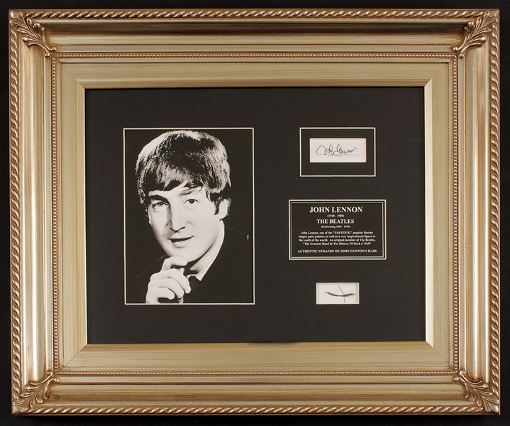 John Lennon Original Strands of Hair