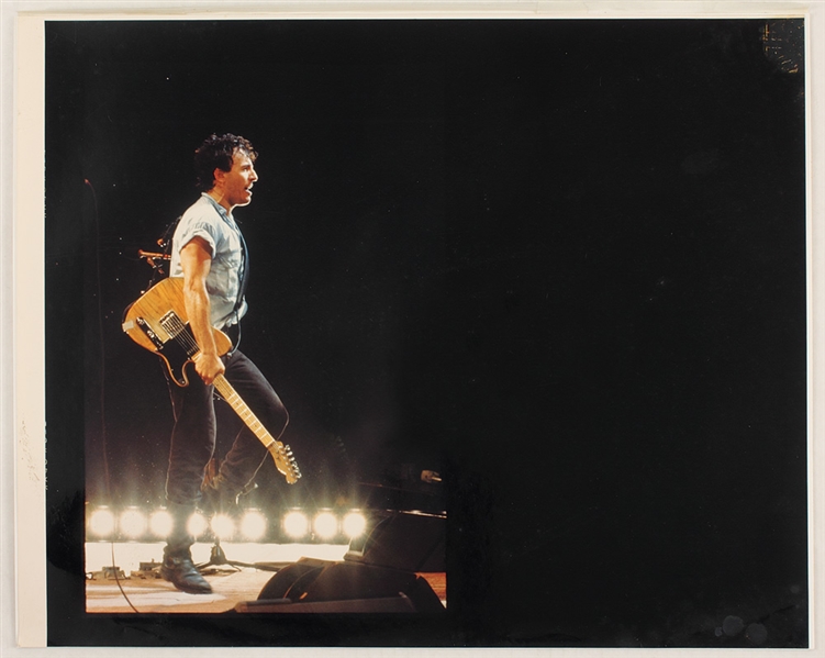 Bruce Springsteen Original Neal Preston 16 x 20 Photograph Artwork for Live 75-85 Album Cover 