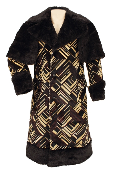 Elvis Presley Owned & Worn "Superfly" Long Coat and Faux Fur Cape
