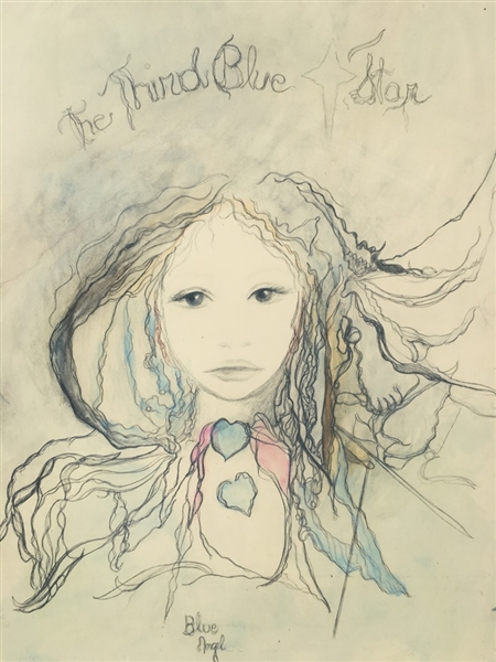 Stevie Nicks Original Artwork "The Third Blue Star"