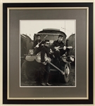 Early Beatles Original Oversized Photograph Signed by Astrid Kirchherr