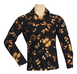 Elvis Presley Owned & Worn 1970s Butterfly Print Long Sleeved Shirt 