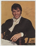 Elvis Presley Signed & Inscribed RCA Records Photo Album
