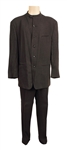 Jermaine Jackson Owned & Worn Grey Collarless Suit
