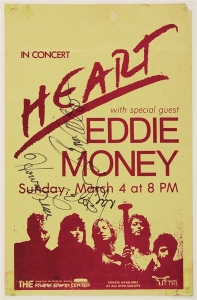 Heart Signed Original Concert Poster
