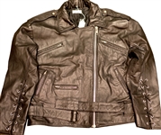 Madonna Custom Made Andre Van Pier Custom Made Leather Jacket Worn for Steven Meisel Photo Shoot