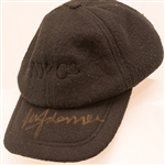 Madonna Signed NY & Co. Black Wool Baseball Cap