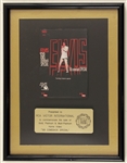 Elvis Presley "68 Comeback Special" Original RIAA Gold, Platinum and Multi-Platinum Home Video Award Presented to RCA Victor International