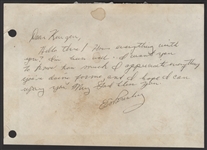 Elvis Presley Handwritten & Signed Letter to First Karate Instructor