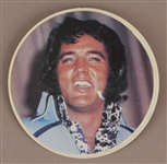 Elvis Presley Vintage Color Photo Pin