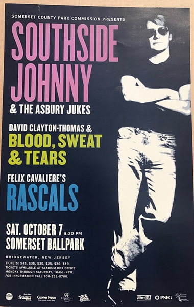 Southside Johnny and the Asbury Jukes 1977 Original Concert Poster