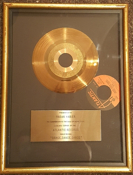 Chic "Dance, Dance, Dance" Original Single Gold Record Award