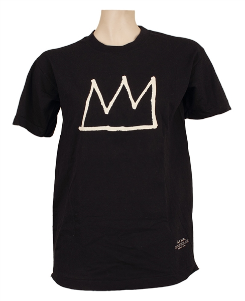 Madonna Owned & Worn Jean-Michel Basquiat Black T-Shirt  by Paul Smith 