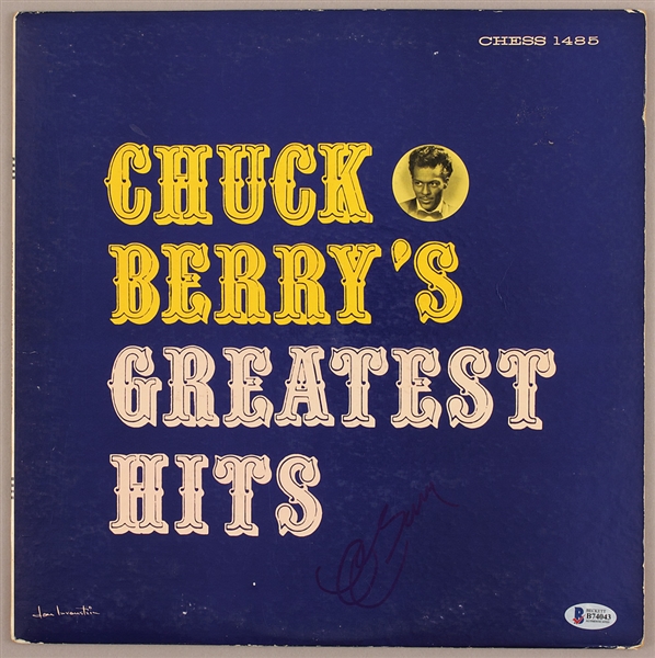 Chuck Berry Signed "Greatest Hits" Album