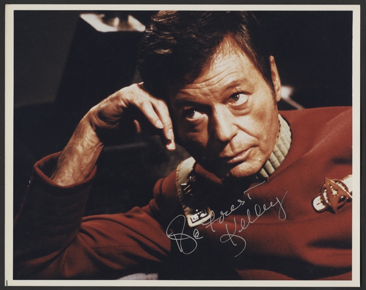 DeForest Kelley Signed Star Trek "McCoy" Photograph