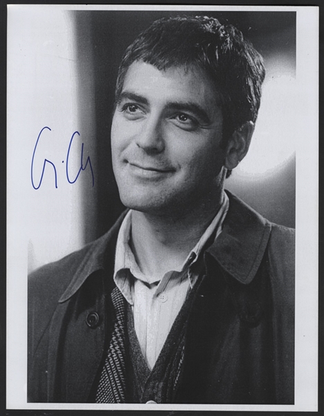 George Clooney Signed Photograph