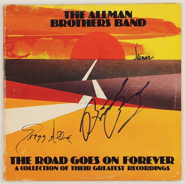 Allman Brothers Band Signed "The Road Goes on Forever" Album