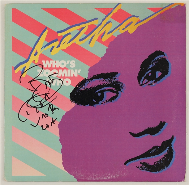 Aretha Franklin Signed "Whos Zoomin Who" Album 