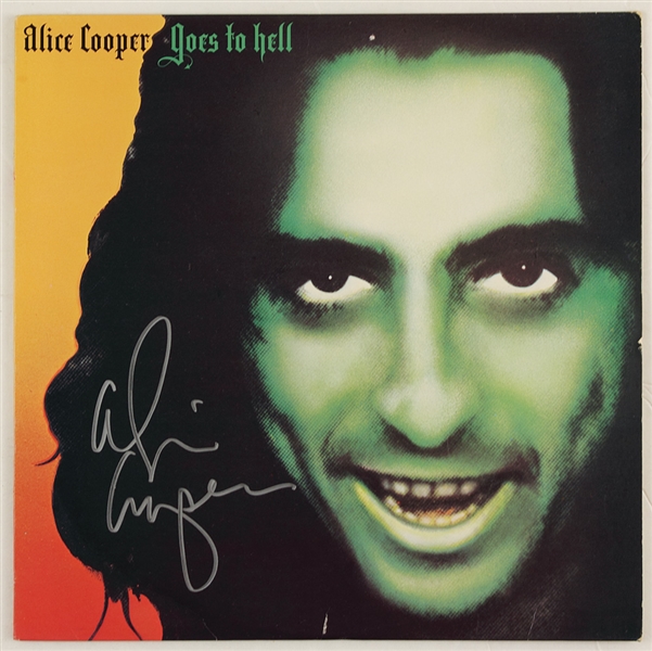 Alice Cooper Signed "Alice Cooper Goes To Hell" Album