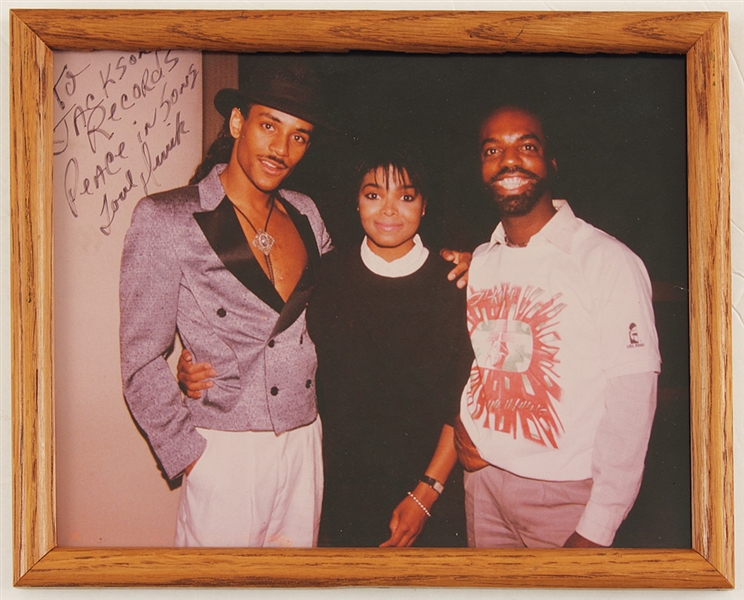 Janet Jackson Original Jackson Family Records Photograph 