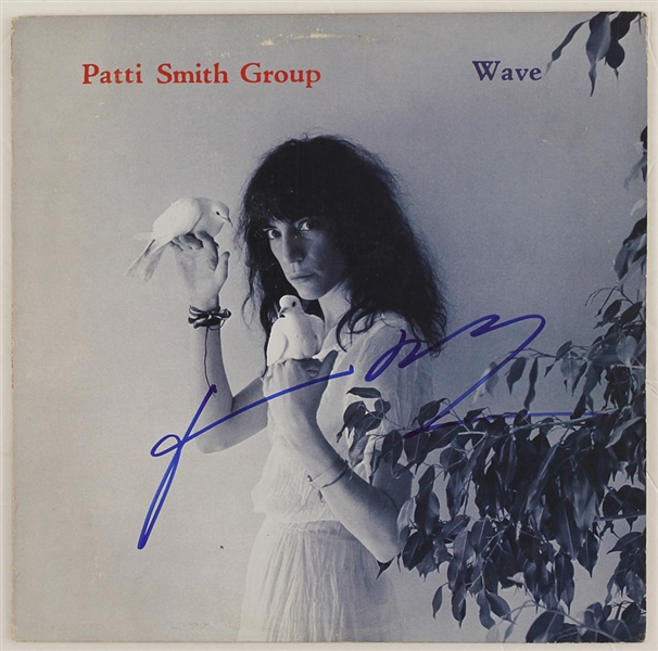 Patti Smith Signed "Wave" Album