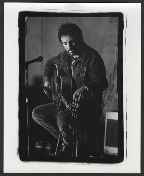 Bruce Springsteen Original Neal Preston Stamped Photograph