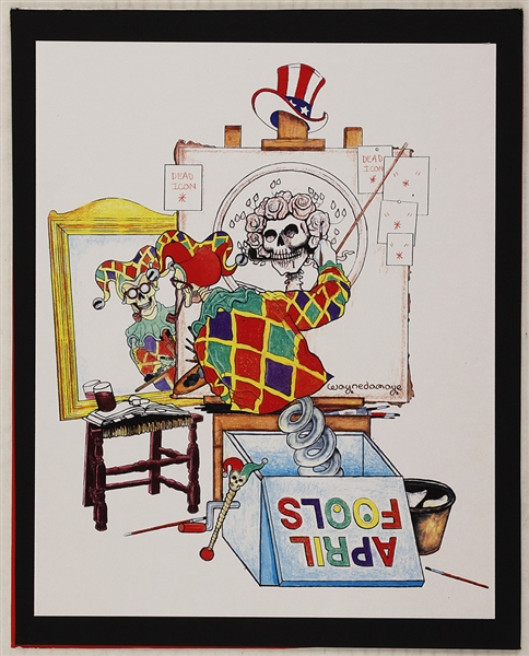 Grateful Dead Original April Fools 94 Artwork by Waynedamage   