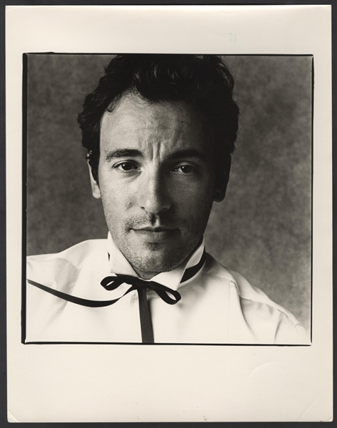 Bruce Springsteen Original Annie Leibowitz Stamped 11 x 14 Photograph