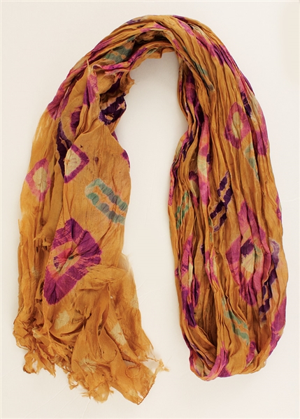 Jimi Hendrix Owned and Worn Scarf from the Herbert Worthington Estate
