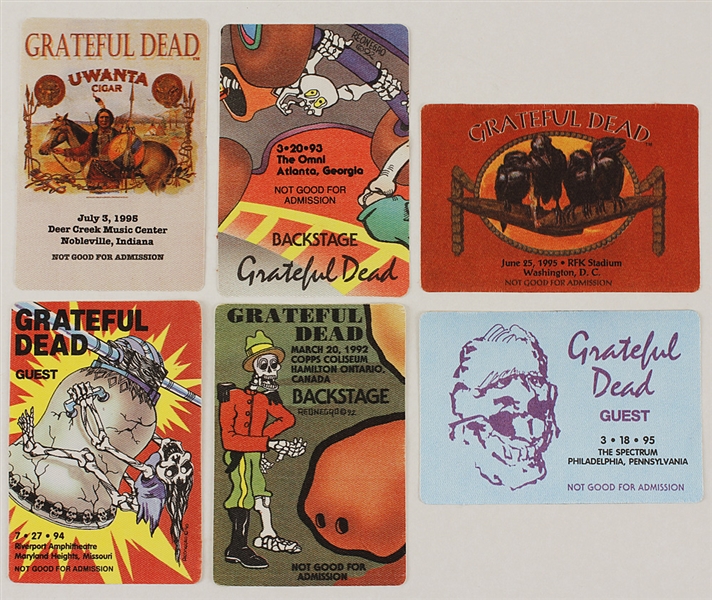 Grateful Dead Original Backstage Pass Collection