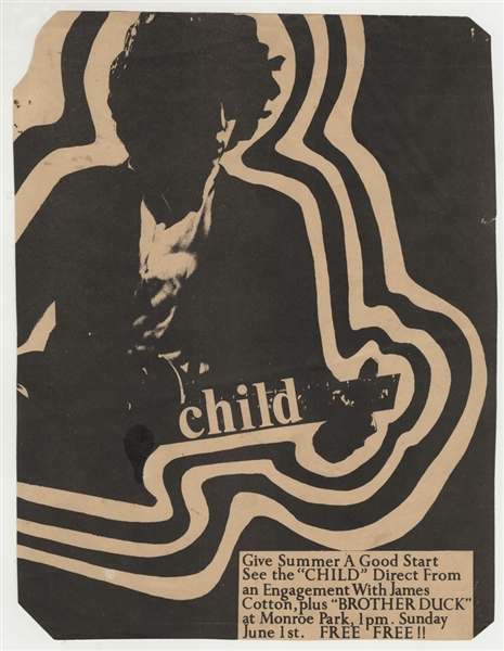 Bruce Springsteen Child 1969 Original Concert Poster 