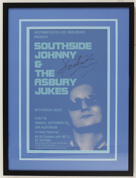 Southside Johnny Signed Original Asbury Jukes Concert Poster