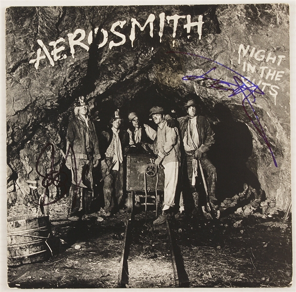 Steven Tyler & Tom Hamilton Signed Aerosmith "Night in the Ruts" Album