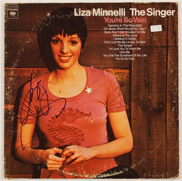 Liza Minnelli Signed "The Singer" Album