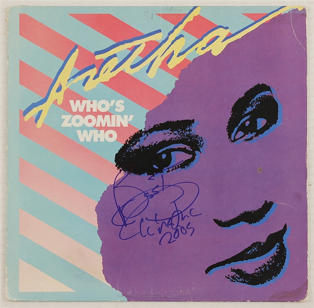 Aretha Franklin Signed "Whos Zoomin Who" Album