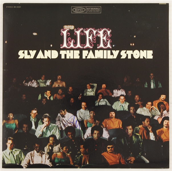Sly Stone Signed Sly & The Family Stone "Life" Album