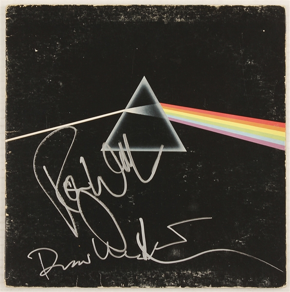 Pink Floyd Roger Waters, Richard Wright and Nick Mason Signed "Dark Side of the Moon" Album