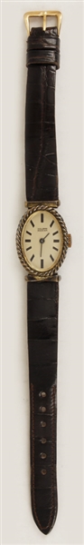 Liza Minnelli Owned & Worn Wristwatch with Black Band