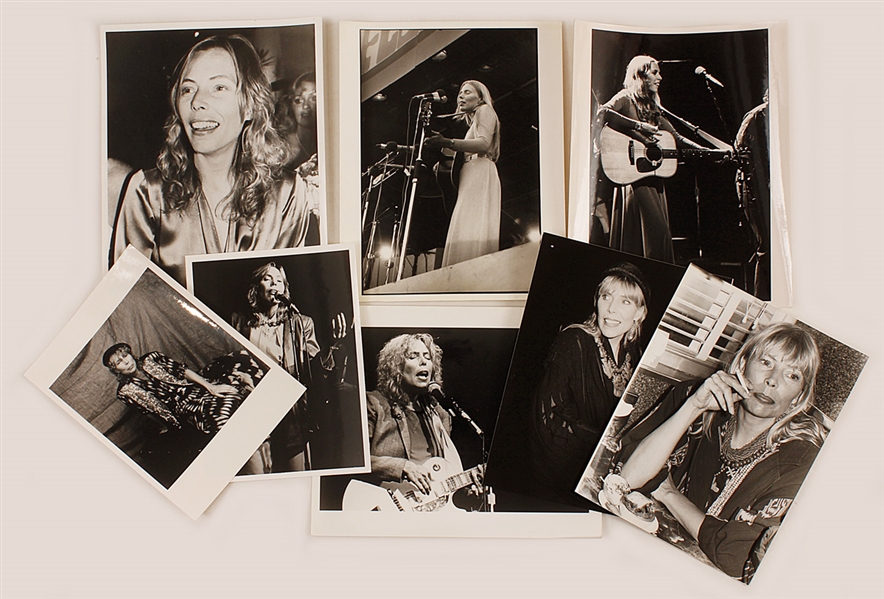 Joni Mitchell Original Stamped Photographs