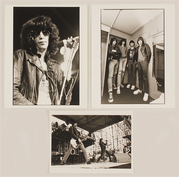 The Ramones Original Stamped Photographs