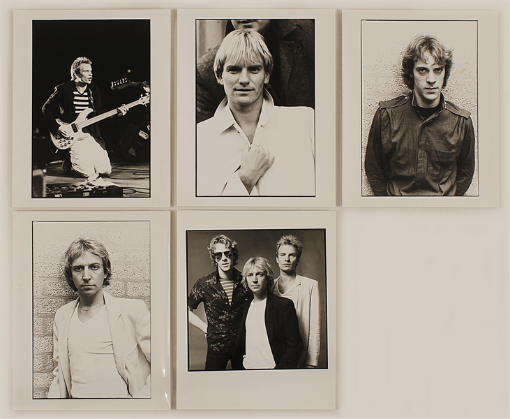 The Police Original Stamped Photographs