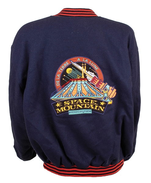 Michael Jackson Owned & Worn Disneyland Paris Blue Baseball Style Jacket