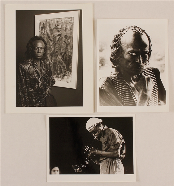Miles Davis Original Stamped Photographs