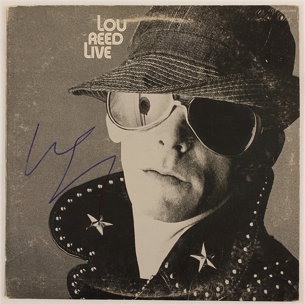 Lou Reed Signed "Live" Album