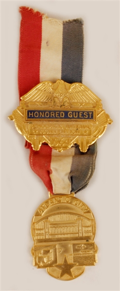Sammy Davis, Jr. Honored Guest Atlantic City Medal