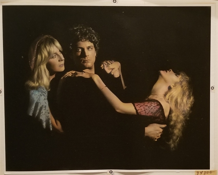 Fleetwood Mac Original George Hurrell "Mirage" Hand Tinted Album Front and Back Cover Artwork From The Collection of Larry Vigon